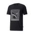 T-shirt nera da uomo Puma Cat Graphic, Abbigliamento Sport, SKU a722000151, Immagine 0